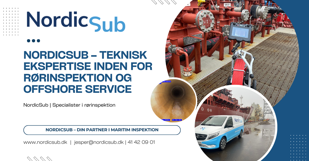 NordicSub - Teknisk ekspertise inden for rørinspektion og offshore service